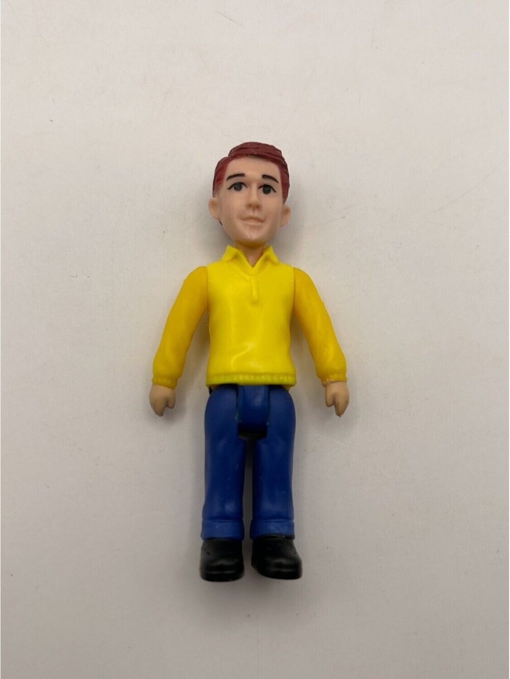 Fisher-Price Loving Family Dad Father Yellow Shirt Blue Pants Dollhouse Used